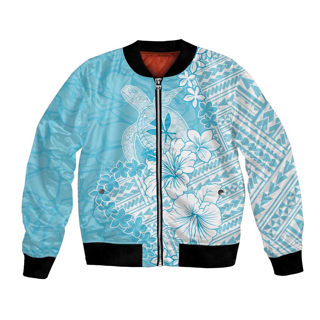 Hawaii Kanaka Maoli Bomber Jacket Polynesian Turtle Tattoo