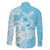 Hawaii Kanaka Maoli Family Matching Long Sleeve Bodycon Dress and Hawaiian Shirt Polynesian Turtle Tattoo