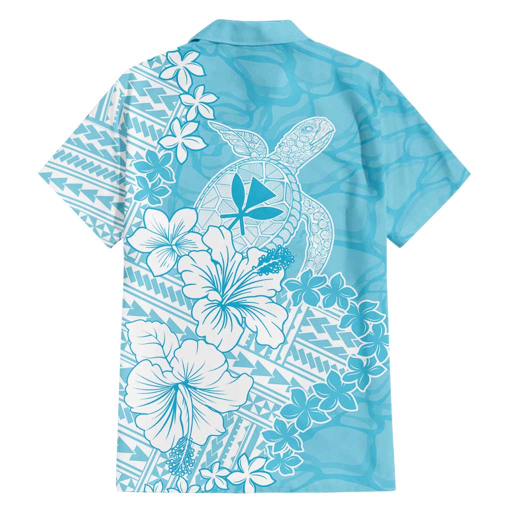 Hawaii Kanaka Maoli Family Matching Off Shoulder Short Dress and Hawaiian Shirt Polynesian Turtle Tattoo DT05 - Polynesian Pride