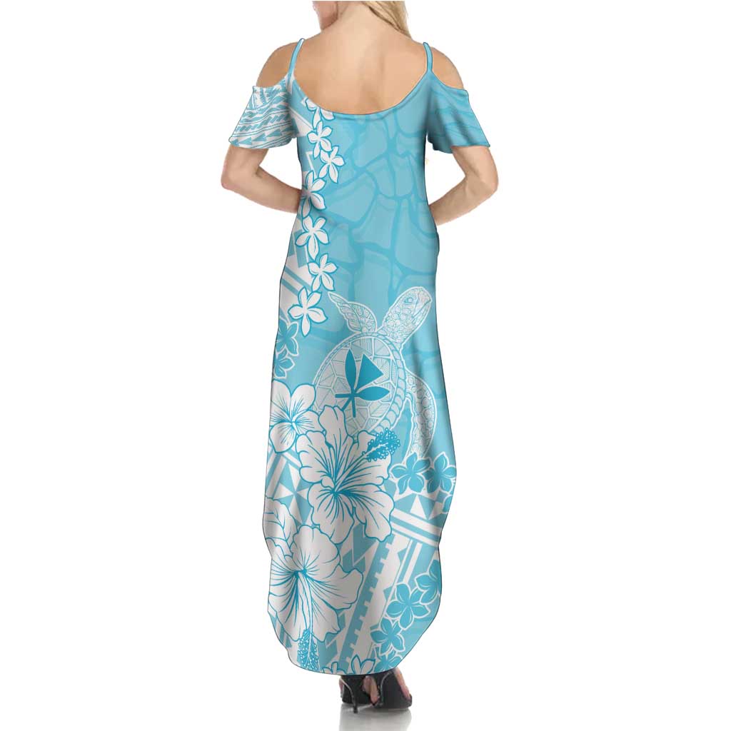 Hawaii Kanaka Maoli Family Matching Summer Maxi Dress and Hawaiian Shirt Polynesian Turtle Tattoo