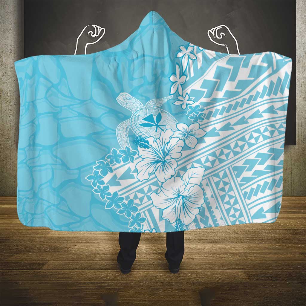 Hawaii Kanaka Maoli Hooded Blanket Polynesian Turtle Tattoo