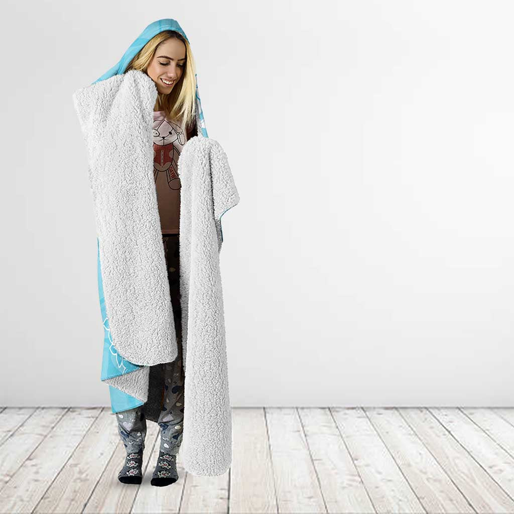 Hawaii Kanaka Maoli Hooded Blanket Polynesian Turtle Tattoo