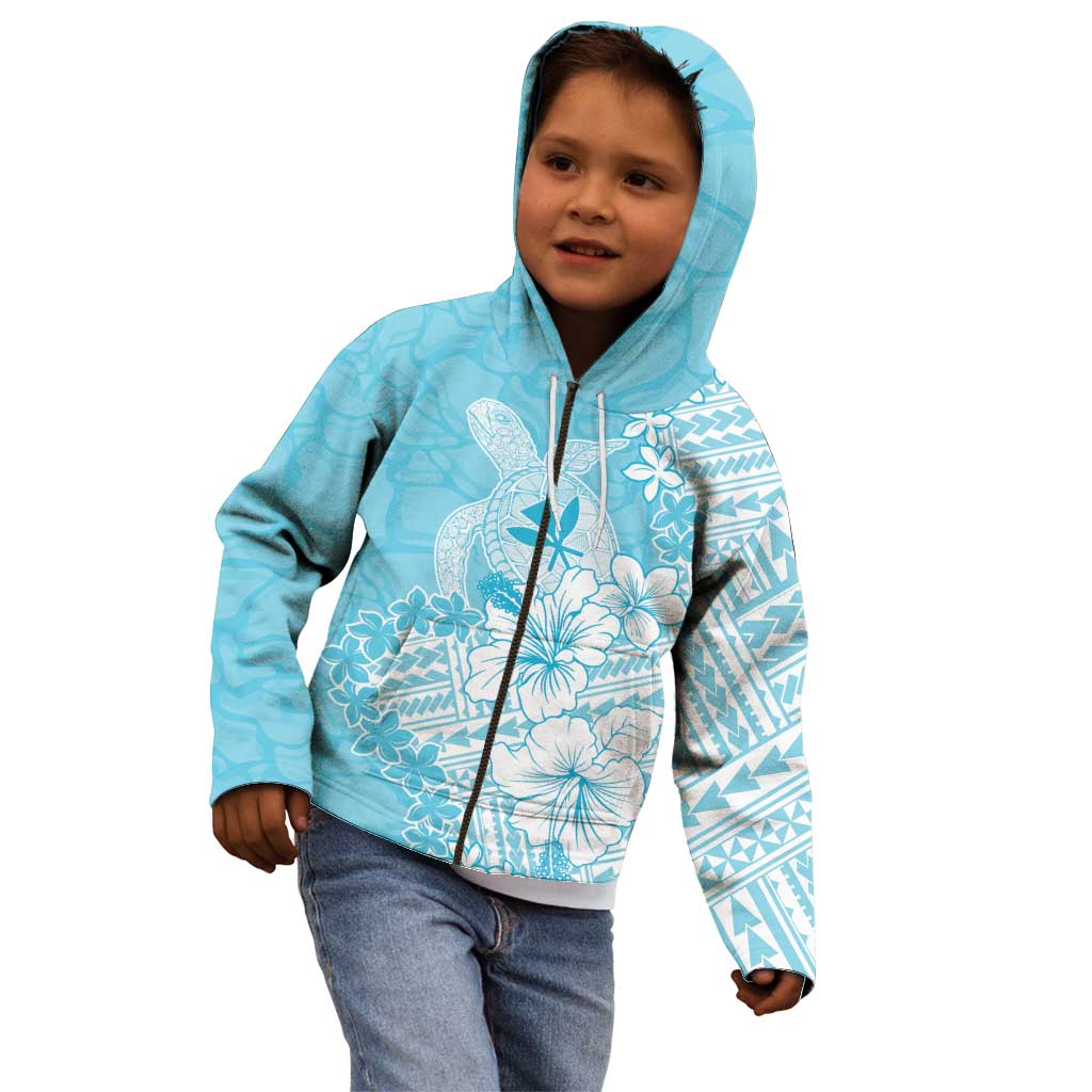 Hawaii Kanaka Maoli Kid Hoodie Polynesian Turtle Tattoo