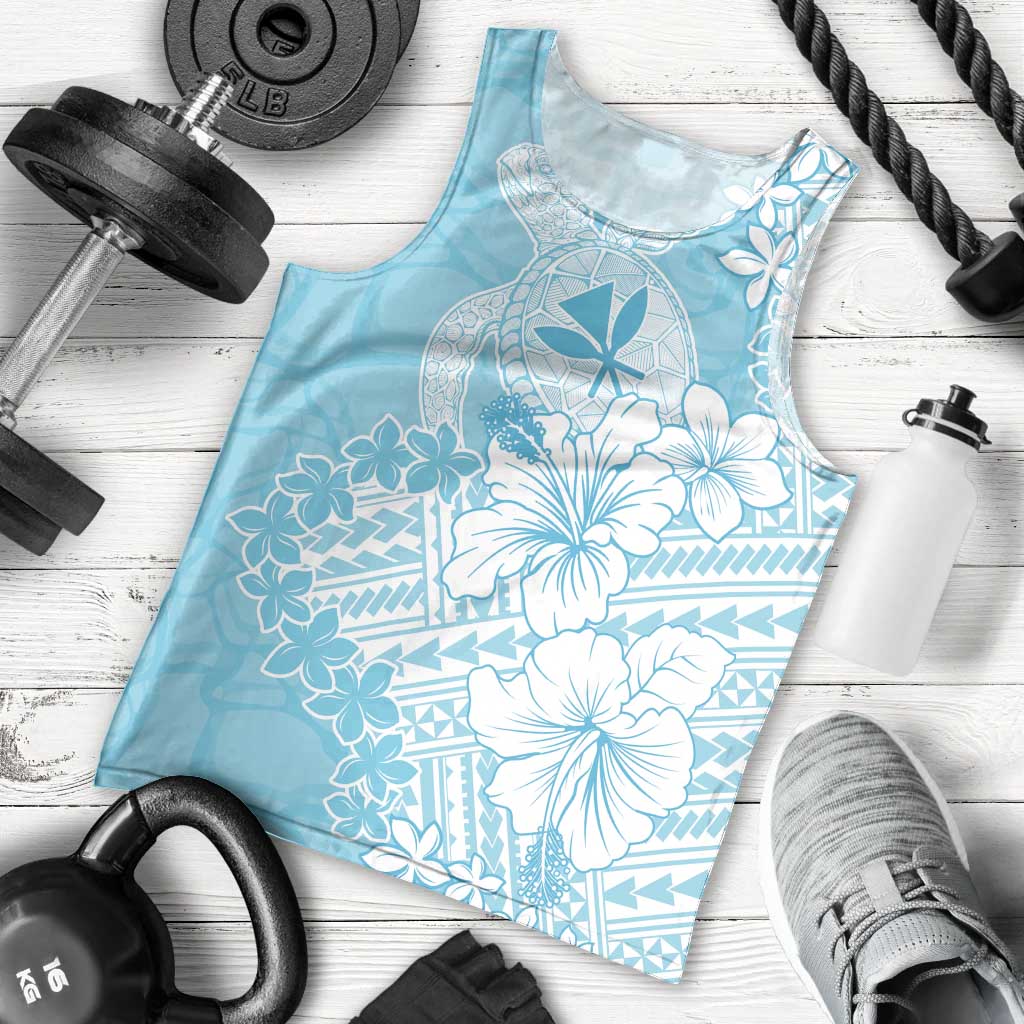 Hawaii Kanaka Maoli Men Tank Top Polynesian Turtle Tattoo