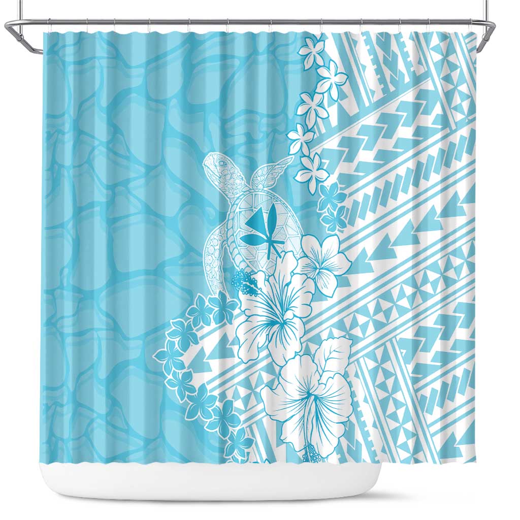 Hawaii Kanaka Maoli Shower Curtain Polynesian Turtle Tattoo