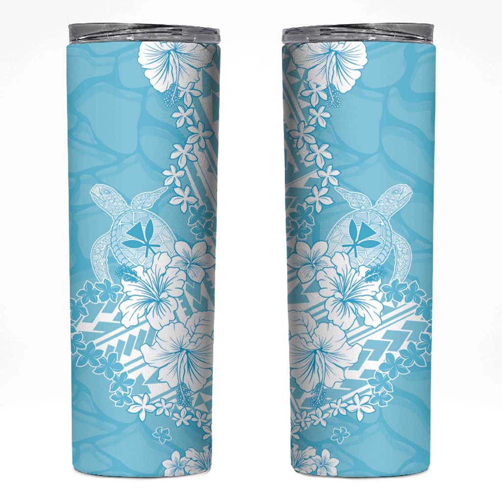 Hawaii Kanaka Maoli Skinny Tumbler Polynesian Turtle Tattoo