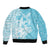 Hawaii Kanaka Maoli Sleeve Zip Bomber Jacket Polynesian Turtle Tattoo