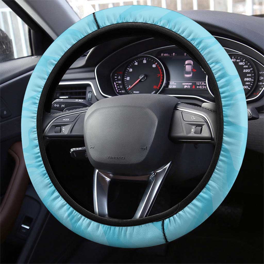 Hawaii Kanaka Maoli Steering Wheel Cover Polynesian Turtle Tattoo