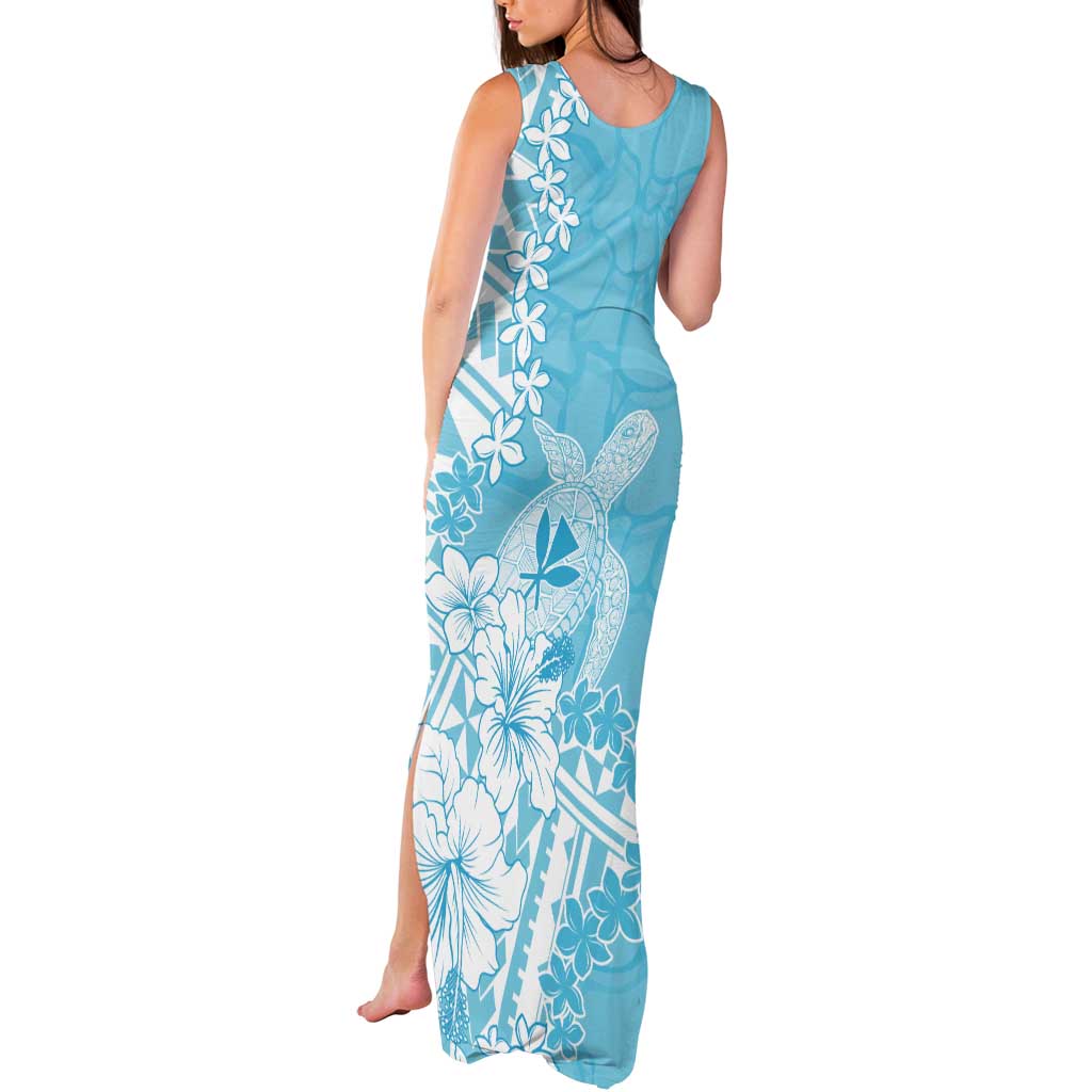 Hawaii Kanaka Maoli Tank Maxi Dress Polynesian Turtle Tattoo