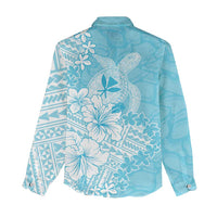 Hawaii Kanaka Maoli Women Casual Shirt Polynesian Turtle Tattoo