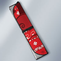Wallis And Futuna Christmas Auto Sun Shade Santa Riding Ocean Dolphin