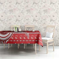 Wallis And Futuna Christmas Tablecloth Santa Riding Ocean Dolphin DT05 - Polynesian Pride
