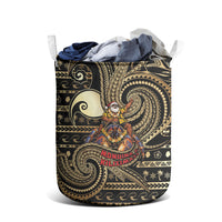 Niue Christmas Laundry Basket Santa Riding Coconut Crab