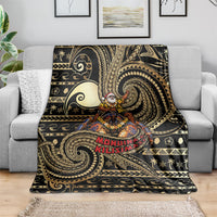Niue Christmas Blanket Santa Riding Coconut Crab