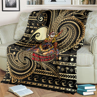 Niue Christmas Blanket Santa Riding Coconut Crab