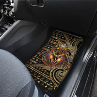 Niue Christmas Car Mats Santa Riding Coconut Crab DT05 - Polynesian Pride