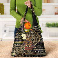 Niue Christmas Grocery Bag Santa Riding Coconut Crab DT05 - Polynesian Pride