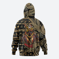 Niue Christmas Hoodie Santa Riding Coconut Crab DT05 - Polynesian Pride