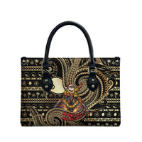 Niue Christmas Leather Bag Santa Riding Coconut Crab