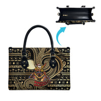 Niue Christmas Leather Bag Santa Riding Coconut Crab