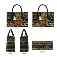 Niue Christmas Leather Bag Santa Riding Coconut Crab
