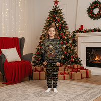 Niue Christmas Pajama Set Santa Riding Coconut Crab
