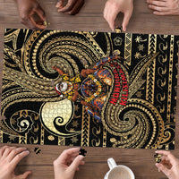 Niue Christmas Puzzle Santa Riding Coconut Crab DT05 - Polynesian Pride