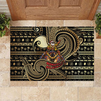 Niue Christmas Rubber Doormat Santa Riding Coconut Crab