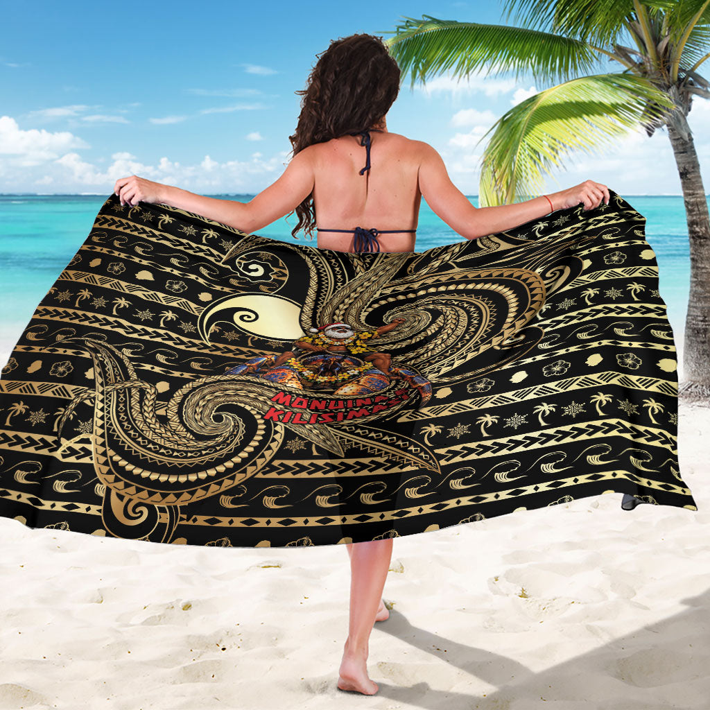 Niue Christmas Sarong Santa Riding Coconut Crab DT05 - Polynesian Pride