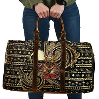 Niue Christmas Travel Bag Santa Riding Coconut Crab DT05 Gold - Polynesian Pride