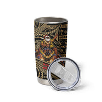 Niue Christmas Tumbler Cup Santa Riding Coconut Crab