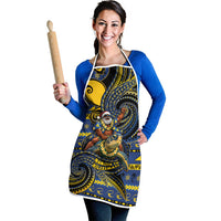 Tokelau Christmas Apron Santa Riding Sea Turtle DT05 - Polynesian Pride
