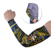 Tokelau Christmas Arm Sleeves Santa Riding Sea Turtle