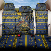 Tokelau Christmas Back Car Seat Cover Santa Riding Sea Turtle