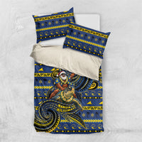 Tokelau Christmas Bedding Set Santa Riding Sea Turtle