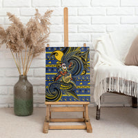 Tokelau Christmas Canvas Wall Art Santa Riding Sea Turtle DT05 - Polynesian Pride