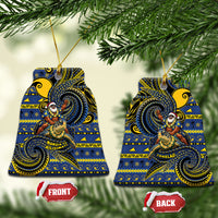 Tokelau Christmas Ceramic Ornament Santa Riding Sea Turtle