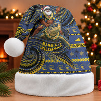 Tokelau Christmas Santa Hat Santa Riding Sea Turtle
