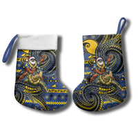 Tokelau Christmas Stocking Santa Riding Sea Turtle