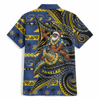 Tokelau Christmas Hawaiian Shirt Santa Riding Sea Turtle DT05 - Polynesian Pride