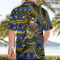 Tokelau Christmas Hawaiian Shirt Santa Riding Sea Turtle DT05 - Polynesian Pride