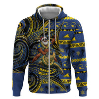 Tokelau Christmas Hoodie Santa Riding Sea Turtle