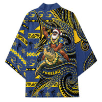 Tokelau Christmas Kimono Santa Riding Sea Turtle