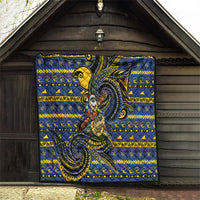 Tokelau Christmas Quilt Santa Riding Sea Turtle