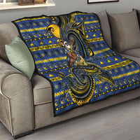 Tokelau Christmas Quilt Santa Riding Sea Turtle