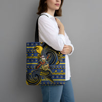 Tokelau Christmas Tote Bag Santa Riding Sea Turtle DT05 - Polynesian Pride