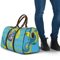 Tuvalu Christmas Travel Bag Santa Riding Ocean Dolphin DT05 - Polynesian Pride