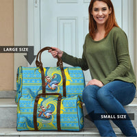 Tuvalu Christmas Travel Bag Santa Riding Ocean Dolphin DT05 - Polynesian Pride