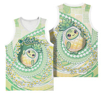 Hawaii Pineapple Basketball Jersey Cute Cosplay Turtle Plumeria Spiral DT05 - Polynesian Pride