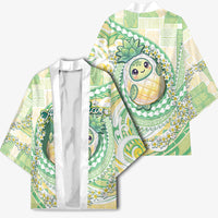 Hawaii Pineapple Kimono Cute Cosplay Turtle Plumeria Spiral DT05 - Polynesian Pride